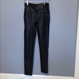 SPANX faux leather leggings